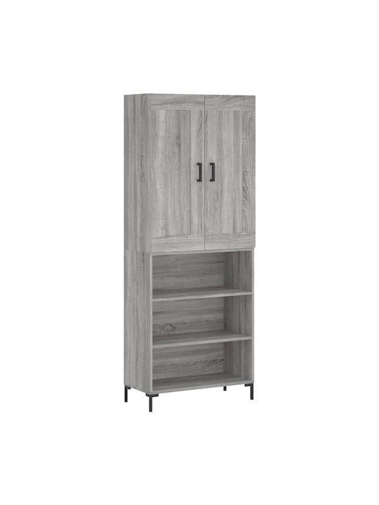 Bibliothek Grey 69.5x34x180cm