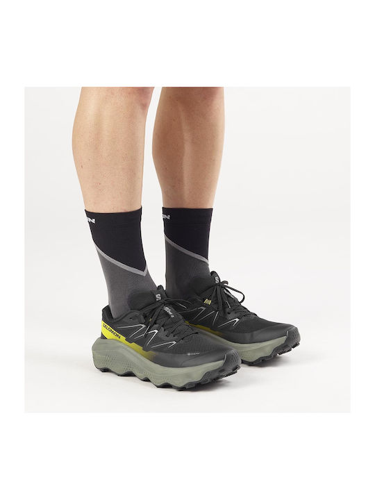 Ultra Flow 2 Herren Sportschuhe Trail Running Wasserdicht mit Gore-Tex-Membran Schwarz