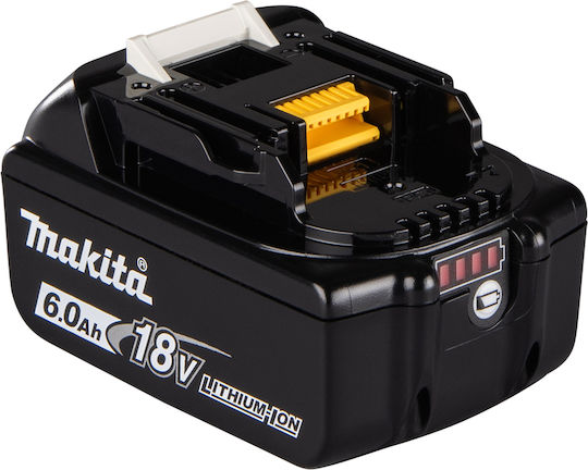 Makita Makita Lithium Werkzeugbatterie 18V mit Batteriekapazität 6Ah