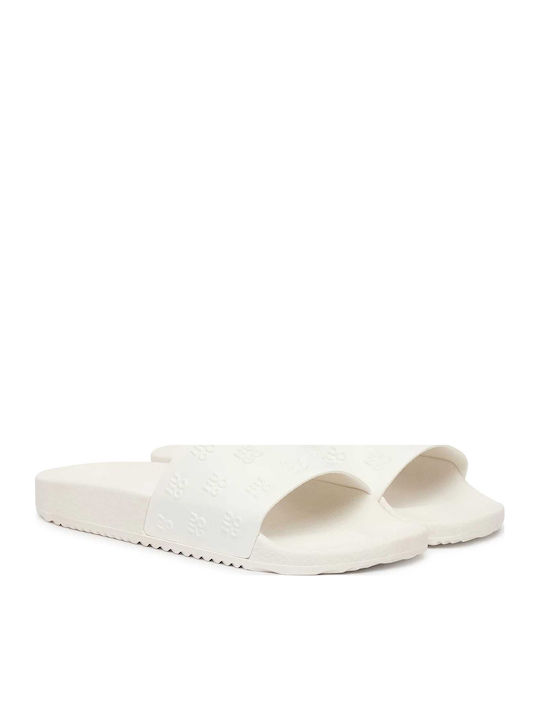 Hugo Flip Flops In White Colour