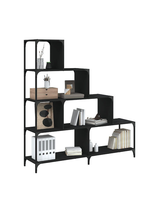 Bibliothek Black Velvet-Black Metal 139x33.5x149cm