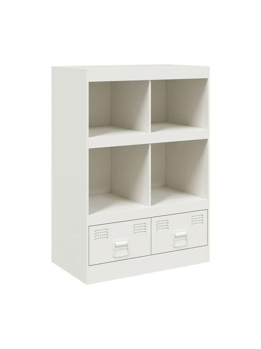 Βιβλιοθήκη Λευκό 67x39x95εκ.