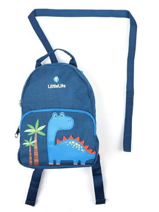 Littlelife Dinosaur Σχολική Τσάντα Πλάτης Νηπιαγωγείου Μπλε 18 x 9 x 24εκ