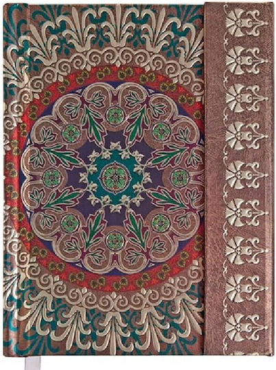Boncahier Indostán 4 Notizbuch A6 Geregelt mit Hartcover und Magnetverschluss Mehrfarbig