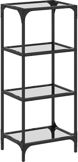 Bibliothek Schwarz 40x30x95cm