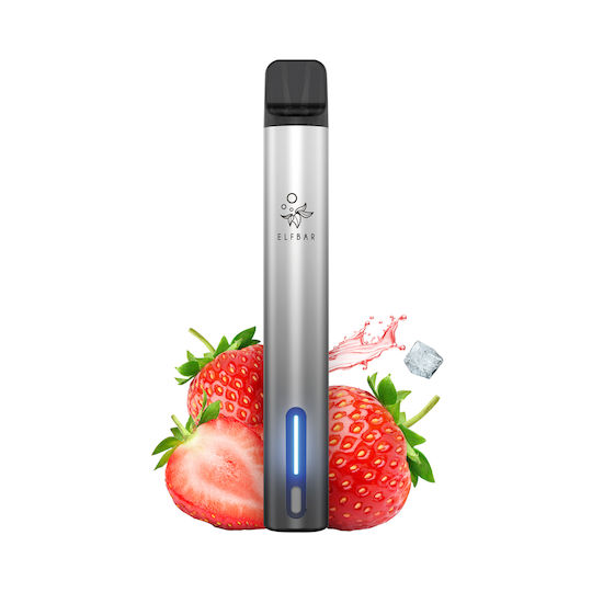 Elf Bar Einweg-E-Zigarette Strawberry Ice 2ml 20mg Schwarze