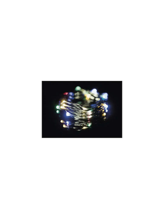 75 LED Lights 7.5m Multicolour in String
