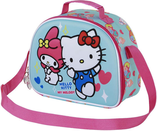 Karactermania School Insulated Hand Lunch Bag Blue Hello Kitty 10 x 10 x 20cm