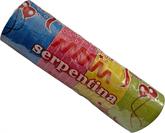 Birthday Serpentine Streamer Multicolour