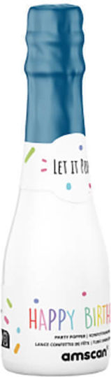Party Champagne Confetti Cannon Blue