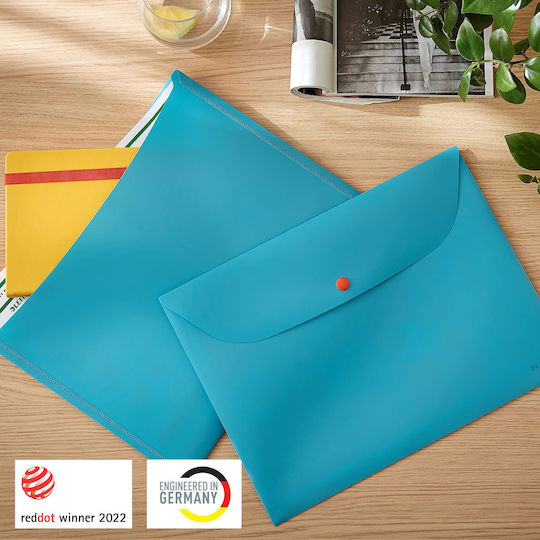 Umschlagmappe Leitz Leitz Cozy 2 Fächer Blau 47090061