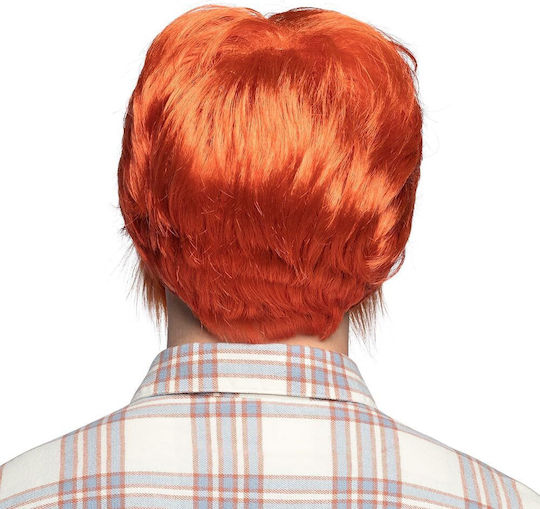 Karnevalsperücke Gerade Orange
