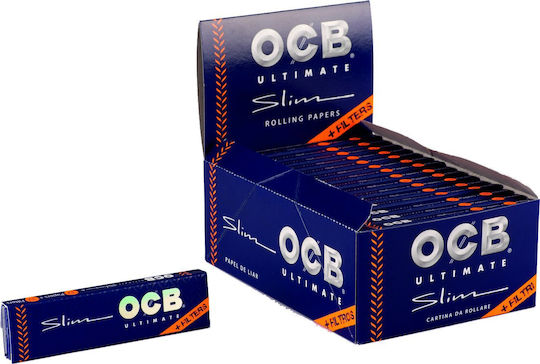 OCB Ultimate King Size Slim листчета за свиване с филтри 32 листа 1 опаковка