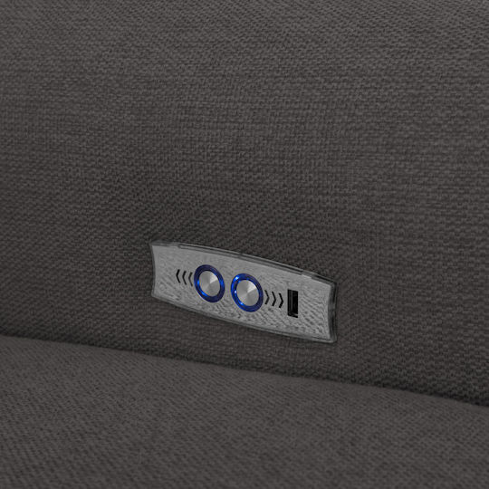 Oracle Ecksofa Grau 260x260x94cm
