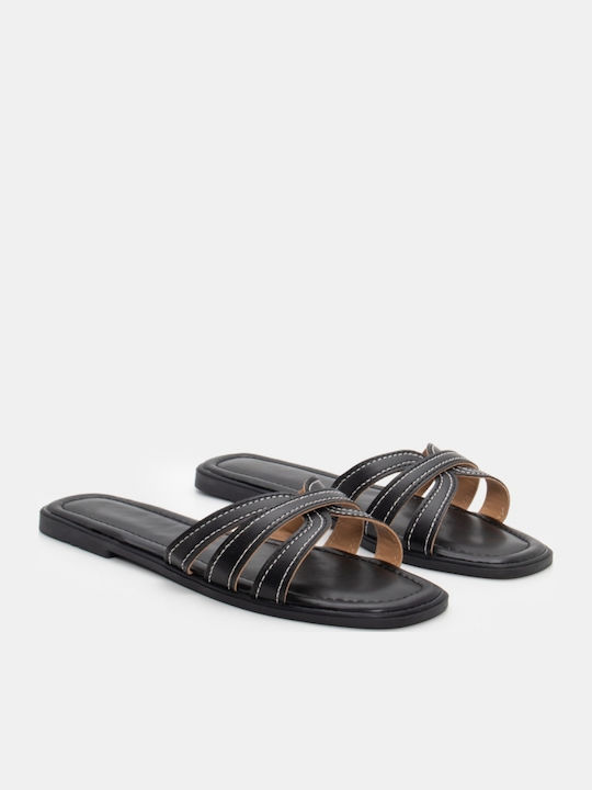Women's Flat Sandals Black