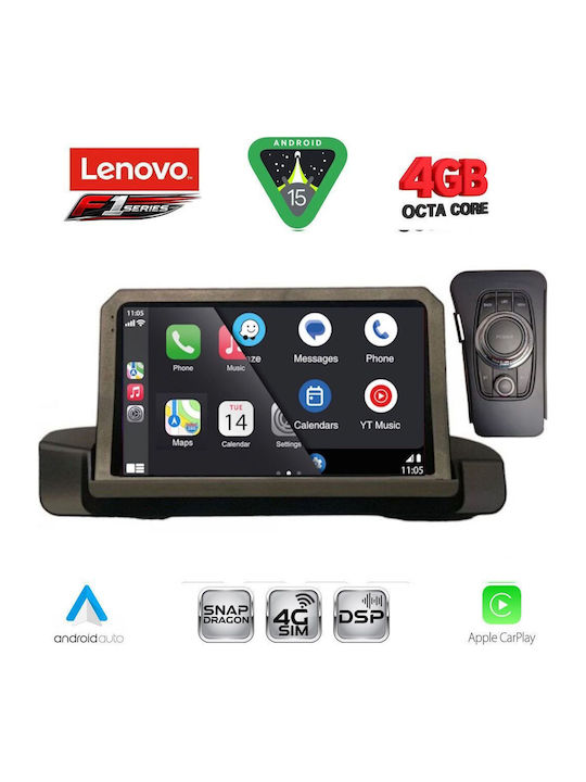 Lenovo Car Audio System for BMW Series 3 2005-2012 (Bluetooth/USB/WiFi/GPS/Apple CarPlay/Android Auto) with 9" Touch Screen
