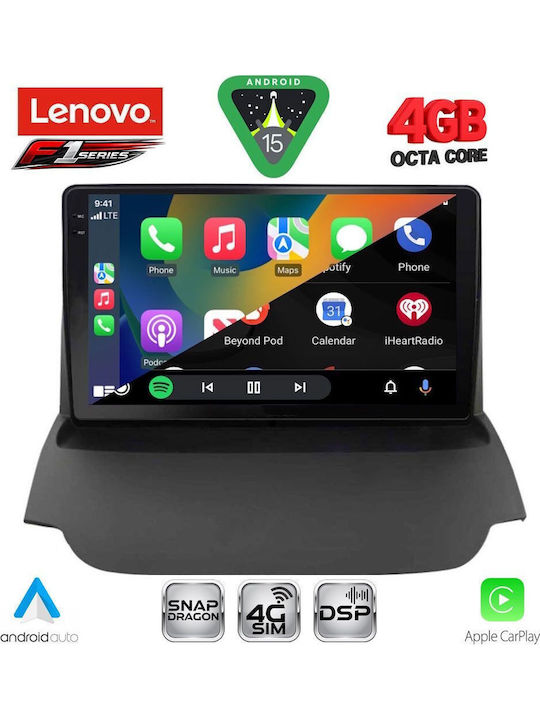 Lenovo Car Audio System for Ford EcoSport 2012-2018 Bluetooth USB WiFi GPS Apple CarPlay Android Auto with 9" Touch Screen