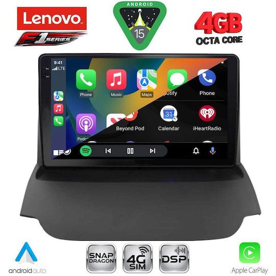 Lenovo Car Audio System for Ford EcoSport 2012-2018 Bluetooth USB WiFi GPS Apple CarPlay Android Auto with 9" Touch Screen
