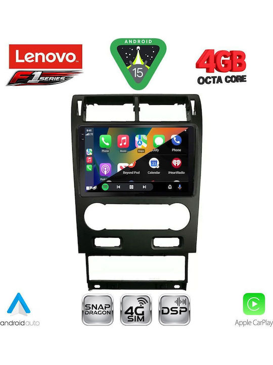 Lenovo Car Audio System for Ford Mondeo 2003-2006 Bluetooth USB WiFi GPS Apple CarPlay Android Auto with 9" Touch Screen