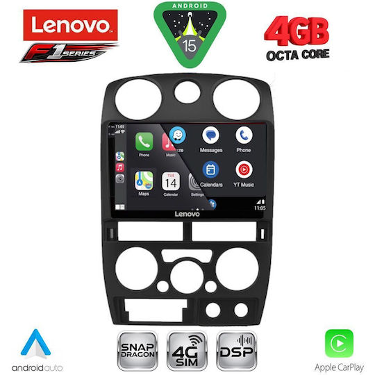 Lenovo Car Audio System Isuzu D-Max 2008-2012 Bluetooth USB WiFi GPS Apple CarPlay Android Auto with 9" Touch Screen
