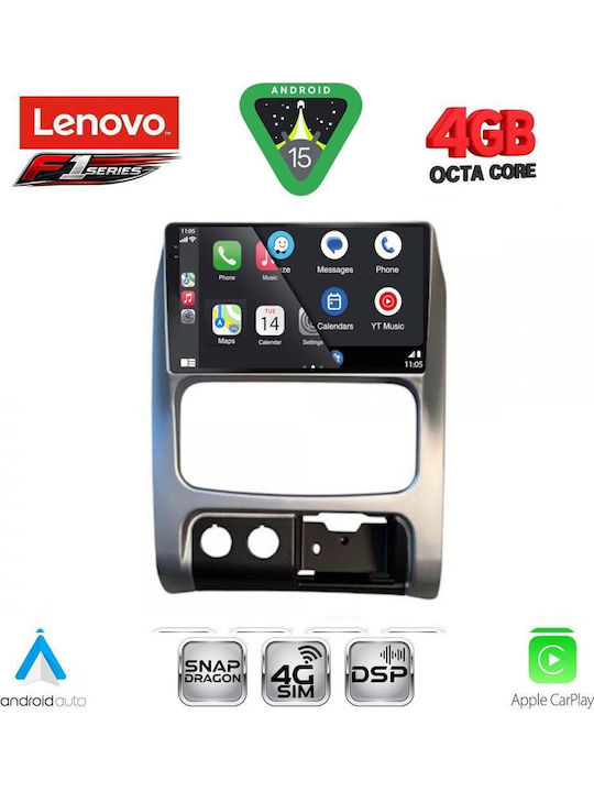 Lenovo Car Audio System for Jeep Cherokee / Liberty 2002-2007 Bluetooth USB WiFi GPS Apple CarPlay Android Auto with 9" Touch Screen