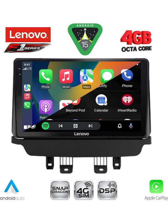 Lenovo Car Audio System for Mazda 2 2014-2023 Bluetooth USB WiFi GPS Apple CarPlay Android Auto with 9" Touch Screen