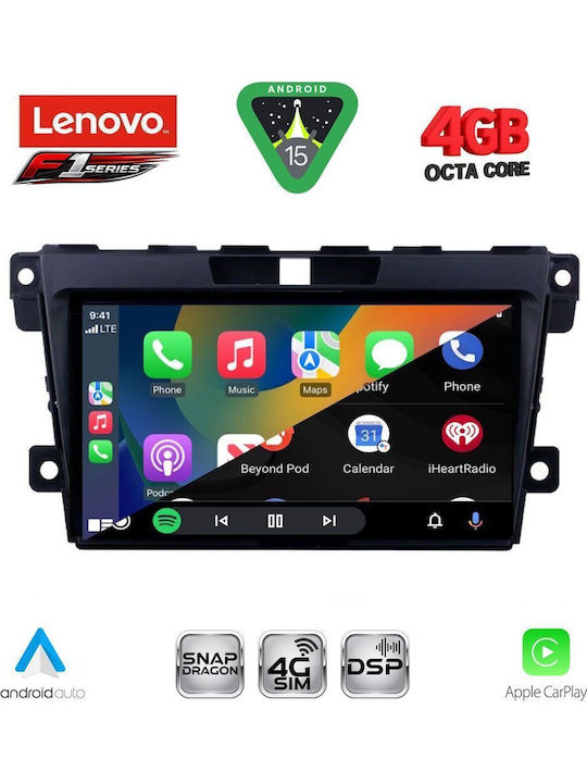 Lenovo Car Audio System for Mazda CX-7 2006-2012 Bluetooth USB WiFi GPS Apple CarPlay Android Auto with 9" Touch Screen