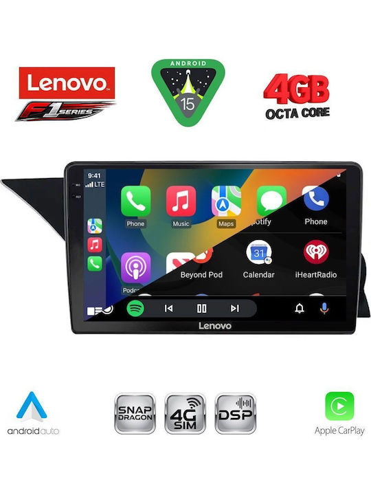 Lenovo Car Audio System for Mercedes-Benz GLK 2008-2012 Bluetooth USB WiFi GPS Apple CarPlay Android Auto with 9" Touch Screen