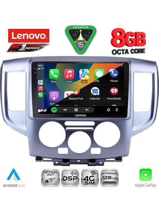 Lenovo Car Audio System for Nissan NV200 2009-2020 Bluetooth USB WiFi GPS Apple CarPlay Android Auto with 9" Touch Screen