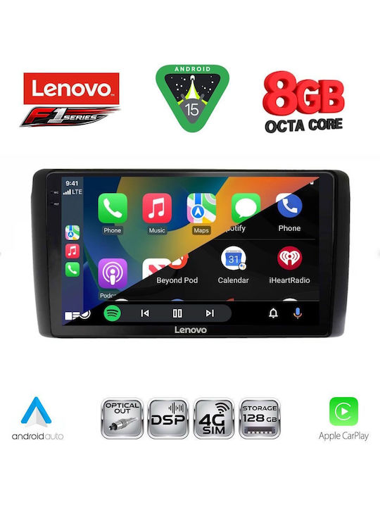 Lenovo Car Audio System for Nissan Leaf 2009-2017 Bluetooth USB WiFi GPS Apple CarPlay Android Auto with 9" Touch Screen