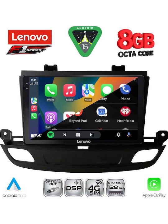Lenovo Car Audio System for Opel Insignia 2018 Bluetooth USB WiFi GPS Apple CarPlay Android Auto with 9" Touch Screen
