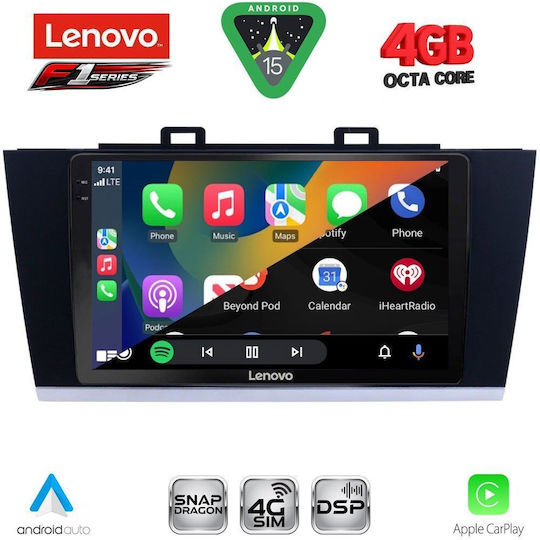 Lenovo Car Audio System for Subaru Legacy / Outback 2014-2019 (Bluetooth/USB/WiFi/GPS/Apple CarPlay/Android Auto) with 9" Touch Screen