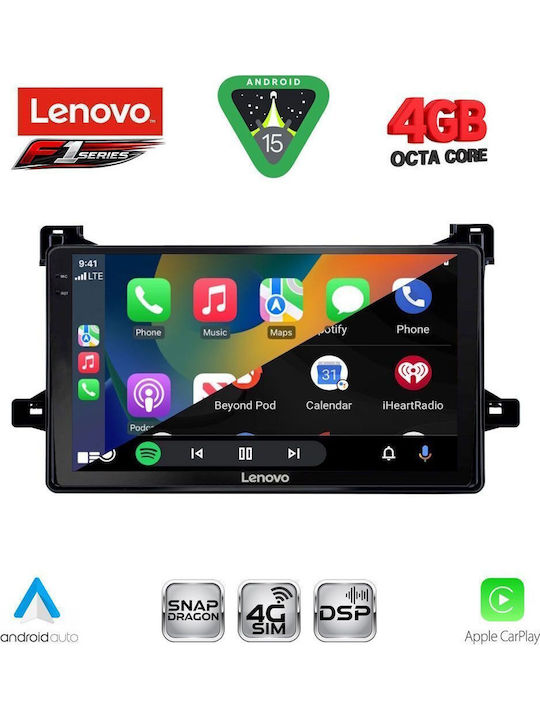Lenovo Car Audio System for Toyota Prius 2016-2020 Bluetooth USB WiFi GPS Apple CarPlay Android Auto with 9" Touch Screen
