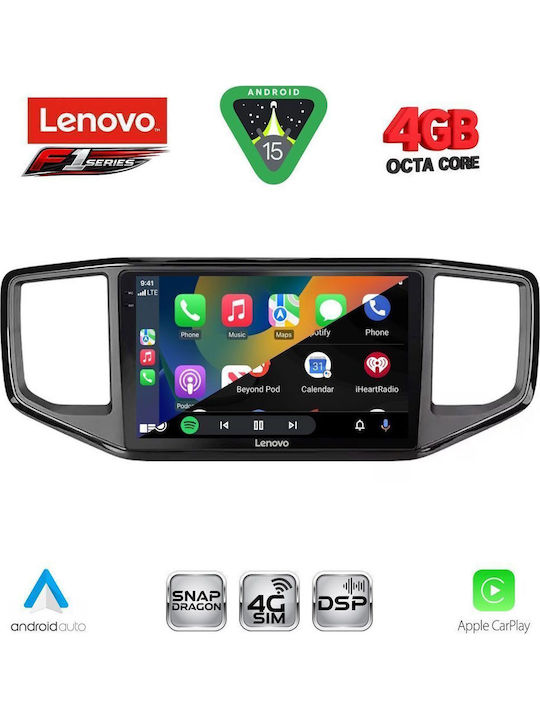Lenovo Car Audio System for Volkswagen Amarok 2017-2022 (Bluetooth/USB/WiFi/GPS/Apple CarPlay/Android Auto) with 9" Touch Screen