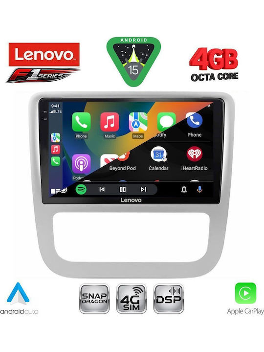 Lenovo Car Audio System for Volkswagen Eos / Scirocco 2006 with Clima (Bluetooth/USB/WiFi/GPS/Apple CarPlay/Android Auto) with 9" Touch Screen