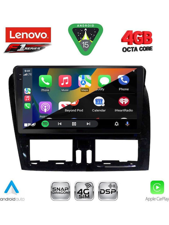 Lenovo Car Audio System for Volvo XC 60 2009-2017 (Bluetooth/USB/WiFi/GPS/Apple CarPlay/Android Auto) with 9" Touch Screen