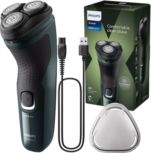 Philips Series 3000X X3002/00 Rotating Electric Shaver Face Rechargeable