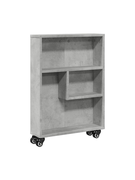 Bibliothek Grau 48x13x68cm