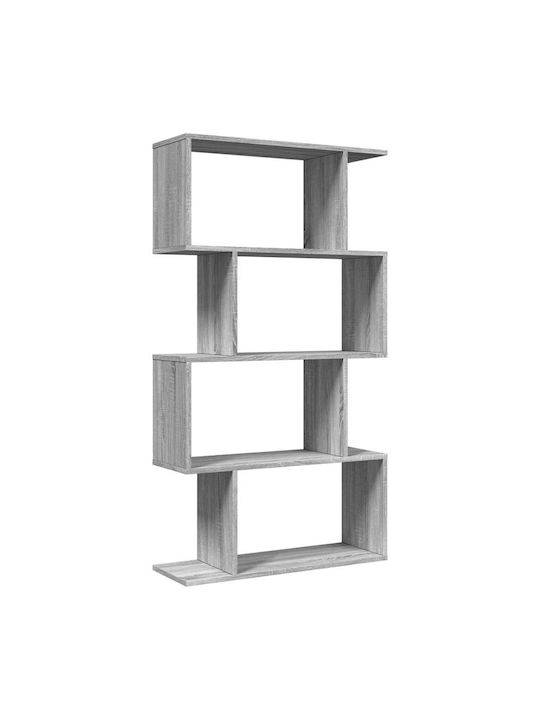 Bibliothek Grau 70x24x129cm