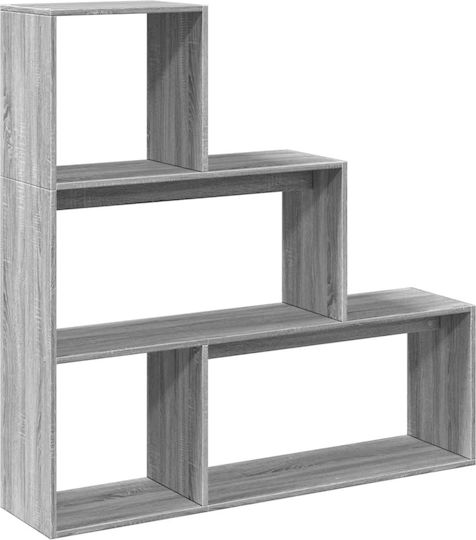 Bibliothek Grau 123x29x123cm