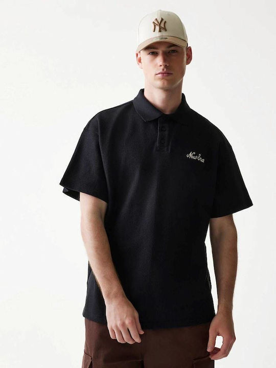 New Era Polo Μπλούζα Black
