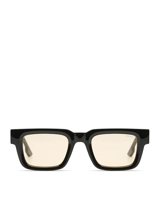 Komono Victor Unisex Γυαλιά Ηλίου με Μαύρο Σκελετό και Μαύρο Φακό KOM-S9834