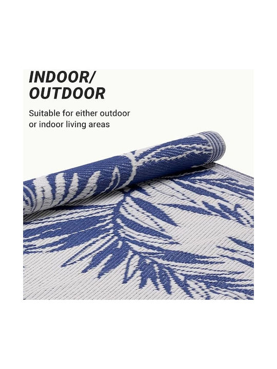 Jemidi24 Outdoor Rectangular Dark Blue Rug 120x180cm