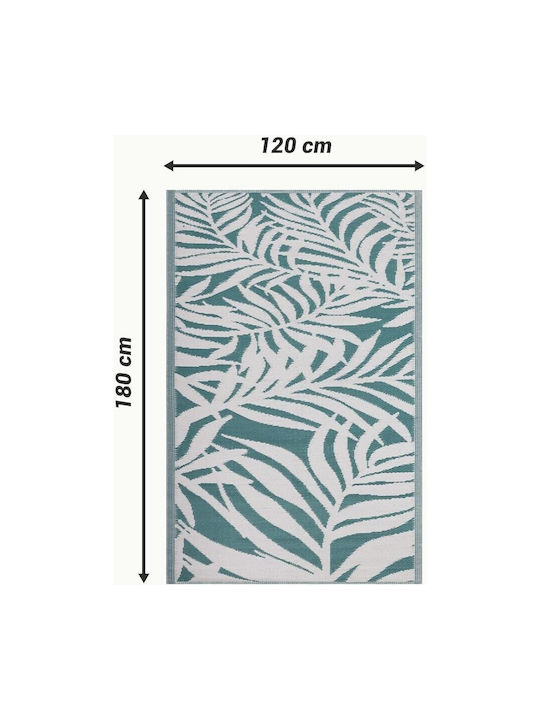 Jemidi24 Außenbereich Rechteckiger Dunkelgrüner Wohnzimmer Teppich 120x180cm
