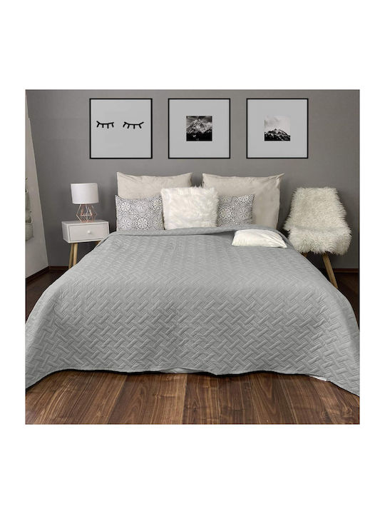 Homelevel Κουβερλί Διπλό Gray 200x220cm