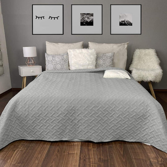 Homelevel Κουβερλί Διπλό Gray 200x220cm Homelevel Κουβερλί Διπλό Gray 200x220cm