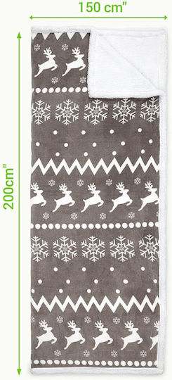 Jemidi24 Pătură Sherpa Simplă 150x200 cm Multicoloră