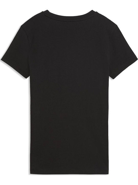 Logo Tricou Damă Negru