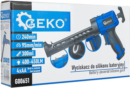 Geko Battery Silicone Glue Gun 6V