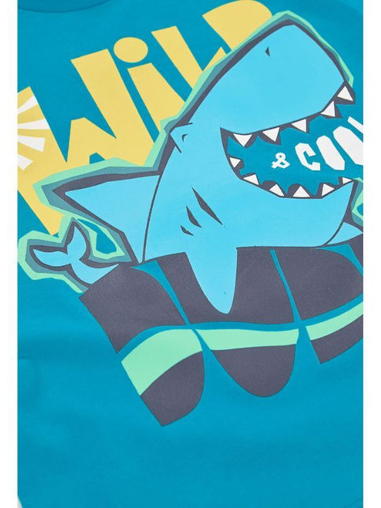 Kinderoberteile T-Shirt Blau